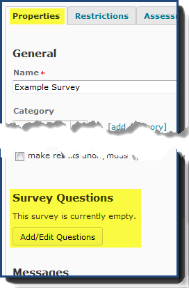 Add/Edit Question